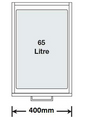 Tanova NZ  Simplex Drawer Frame Insert Laundry System Cabinet Width 400mm – 1 x 65Litre Steel