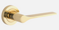 Iver Como Door Lever 0360 Round Rose Polished Brass - Passage ,Privacy & Entrance