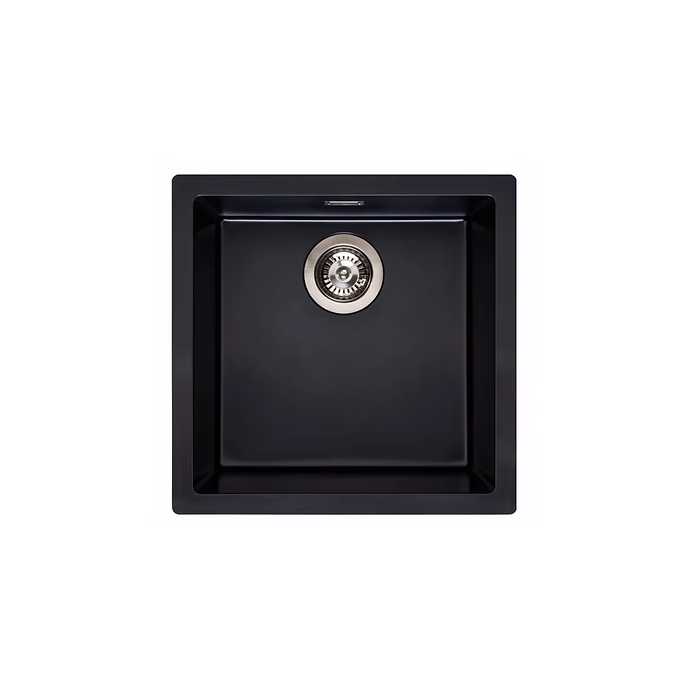 Ikon Reginox Amsterdam 40 | Charcoal | 400 x 400 Reginox Granite Single Bowl