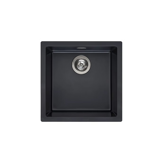 Ikon Reginox Amsterdam 40 | Charcoal | 400 x 400 Reginox Granite Single Bowl