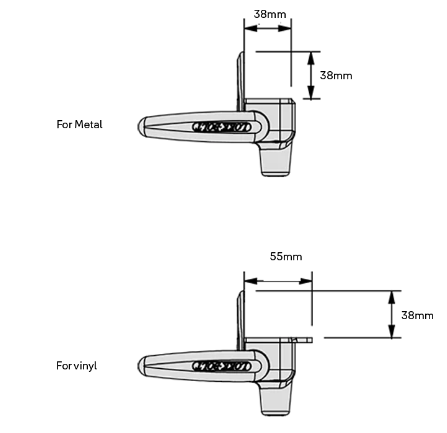 D&D Technologies DD TECH LOCK BOLT 18"( 450mm) & 24"(610mm) LOCKWOOD