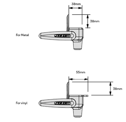 D&D Technologies DD TECH LOCK BOLT 18"( 450mm) & 24"(610mm) LOCKWOOD