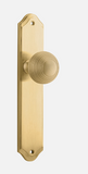 Iver Guildford Door Knob 15330 Shouldered Backplate Brushed Brass - Passage ,Privacy & Entrance