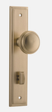 Iver Paddington Door Knob 15338 Stepped Backplate Brushed Brass - Passage ,Privacy & Entrance