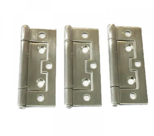 Lohala Centor 75mm Hirline Hinge Stainless Set 3 C/W Screws