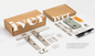 Iver Brunswick Door Lever 16252 Rectangular Backplate Brushed Gold PVD - Passage ,Privacy & Entrance