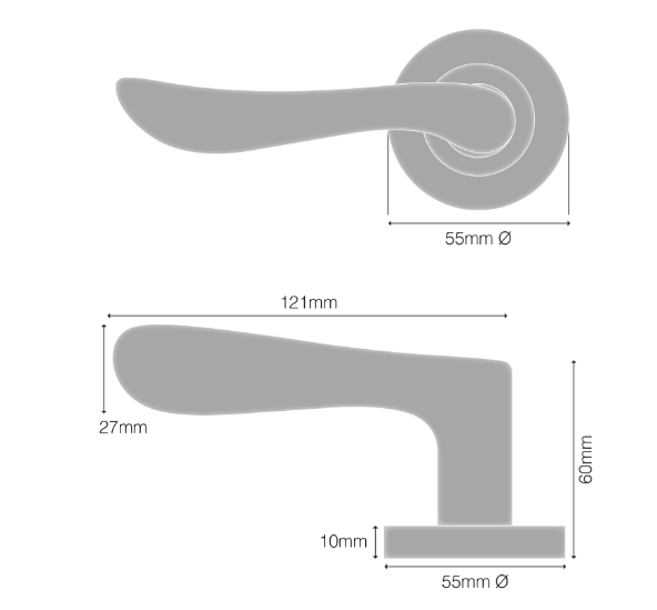 Windsor Premium NZ Astron - Juno Dummy Right Hand- Matt Black ,Brushed Nickel & Powder Coat