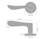 Windsor Premium NZ Astron - Juno Dummy Right Hand- Matt Black ,Brushed Nickel & Powder Coat