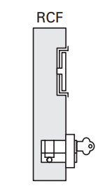 Cavity Slider For Doors Cavilock CL100 Flushturn One Side & Key One Side Reversible Cylinder and Furniture -Polished Brass & Satin Chrome