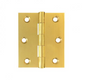 Lohala Hinge Brass 75mm x 50mm x 2.0mm Fixed Pin - Available in 5 Colours : Brushed Nickel ,Bronze ,Polished Brass ,Polished unLacquered & Satin Chrome