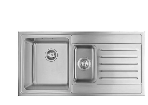 San Sink Stainless Steel Michel Premium 1.00mm XL Overflows XL - 125 RIGHT