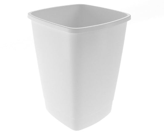 Tanova Designer Series  Pull Out Soft Close Kitchen Waste Bin  450mm 1 Bin Cabinet  -White