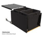 Tanova FLEX Drawer Insert Systems for 450mm Cabinets - 2 Buckets   White and Umbra Grey