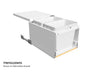 Tanova FLEX Drawer Insert Systems for 450mm Cabinets - 2 Buckets   White and Umbra Grey