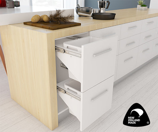 Tanova Simplex Soft Close  Pull Out Kitchen Bin 450mm Cabinet