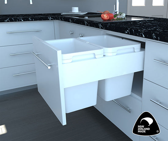 Tanova Simplex Plus  Soft Close  Pull Out Kitchen Bin 450mm Cabinets