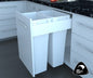 Tanova Simplex Plus  Soft Close  Pull Out Kitchen Bin 450mm Cabinets