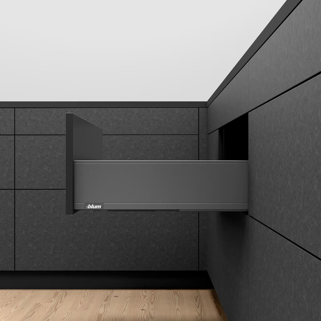 Blum Legrabox pure kitset  Length 450mm x 80mm - 257mm ( height 5 Options) 40kg