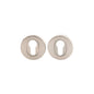 MILES NELSON DOOR HANDLES ROUND AND SQUARE EURO ESCUTCHEON (PAIR) -MATT BLACK,SATIN GRAPHITE,SATIN NICKEL