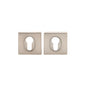 MILES NELSON DOOR HANDLES ROUND AND SQUARE EURO ESCUTCHEON (PAIR) -MATT BLACK,SATIN GRAPHITE,SATIN NICKEL
