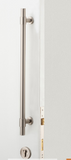 Iver Sarlat Pull Handle 17101 Centre to Centre 450mm Brushed Gold PVD - Pull Handle Single ,Entrance Kit Thumb 5 Pin and Entrance Dual Function 5 Pin