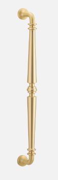 Iver Sarlat Pull Handle 17101 Centre to Centre 450mm Brushed Gold PVD - Pull Handle Single ,Entrance Kit Thumb 5 Pin and Entrance Dual Function 5 Pin