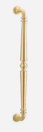 Iver Sarlat Pull Handle 17101 Centre to Centre 450mm Brushed Gold PVD - Pull Handle Single ,Entrance Kit Thumb 5 Pin and Entrance Dual Function 5 Pin