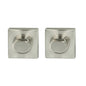 MILES NELSON DOOR HANDLES ROUND DOUBLE PRIVACY TURN O/A DIA 55MM X 10MM (PAIR) - BLACK,SATIN GRAPHITE,SATIN NICKEL
