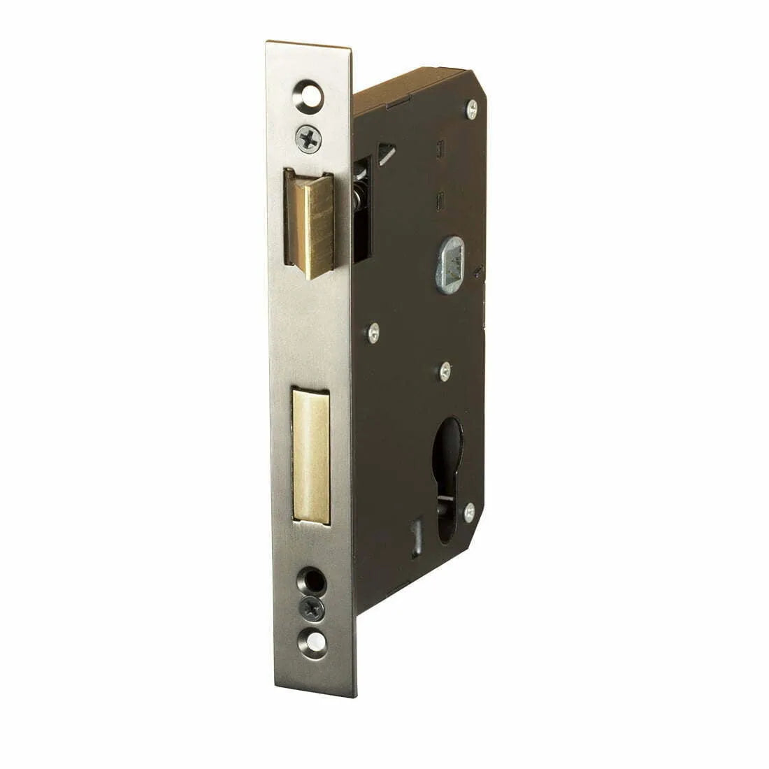MILES NELSON ENTRANCE DOOR EURO MORTICE LOCK AND PRIVACY MORTICE LOCK 45MM & 60MM BACK SET SATIN GRAPHITE