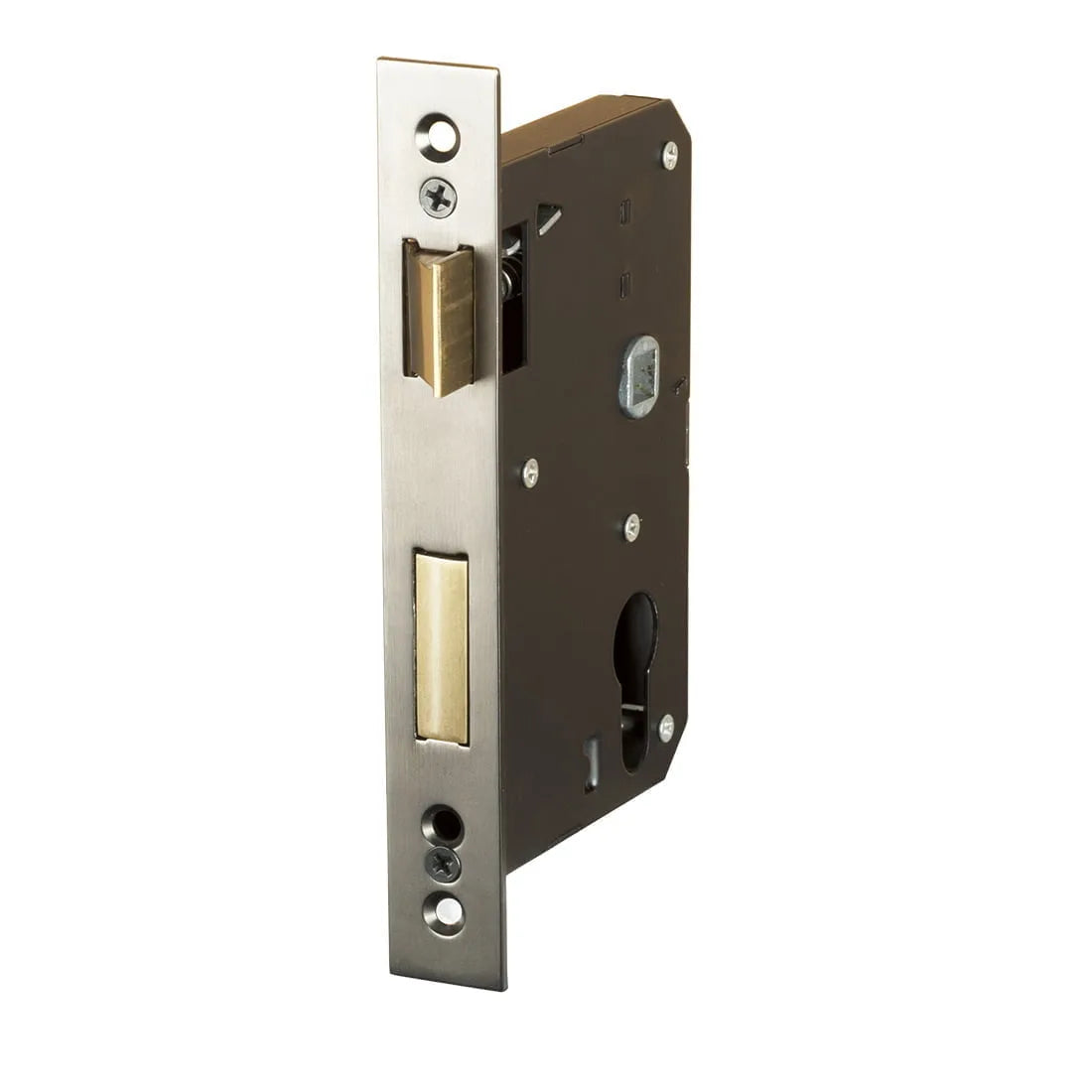 MILES NELSON ENTRANCE DOOR EURO MORTICE LOCK AND PRIVACY MORTICE LOCK 45MM & 60MM BACK SET SATIN GRAPHITE