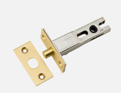 Iver Privacy Bolt Round Backset 45mm ,60mm & 70mm - Brushed Gold PVD