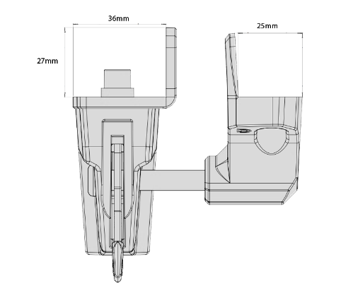 D&D Technologies DD TECH LOKKLATCH 3 PLUS PRIVACY GATE LATCH