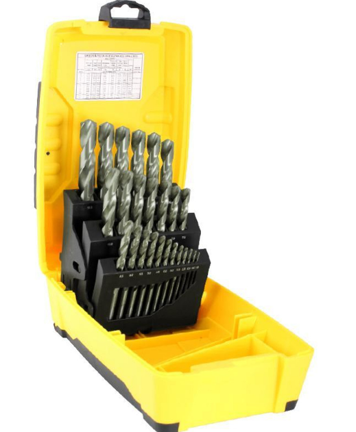 Trucut Heavy Duty Alpha Drill Set Tuff Box Drill Case ,Cobalt ,Gold Series ,Stainless Plus & Silver Series Metric 1-13mm