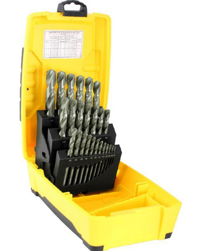 Trucut Heavy Duty Alpha Drill Set Tuff Box Drill Case ,Cobalt ,Gold Series ,Stainless Plus & Silver Series Metric 1-13mm