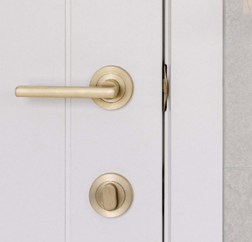 Iver Privacy Turn Oval with Indicator Concealed Fix Round (Polished Brass) & Square (Distressed Nickel)