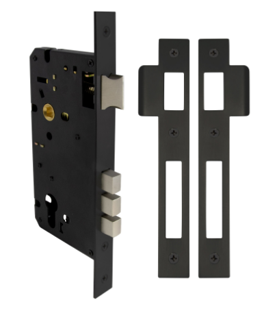 Windsor Premium NZ 60mm Euro Mortice Lockcase - Short Throw - Available in 4 Colours : Matt Black ,Graphite Nickel ,Powder Coat & Stainless Steel