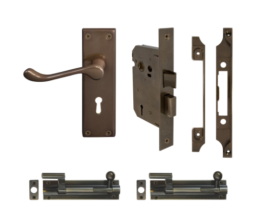 Windsor Premium NZ French Door Kit (7005+1107+1109+2x 5213) - Available in 4 Colours