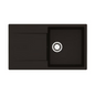 Ikon Reginox Amsterdam 10 | 400 x 440 Regi-Granite sink Black -Silvery