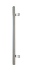 Windsor Premium NZ Entrance Pull Handle 600mm Square Offset 25x25mm 426 cr  Price Per Pair -Powder Coat ,Stainless steel & Black