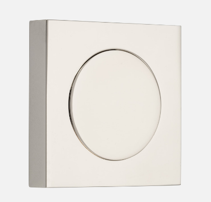 Iver Blank Rose Round & Square Polished Nickel