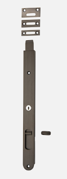 Iver Flush Bolt Locking Bolt Height 200mm,300mm & 400mm -Signature Brass