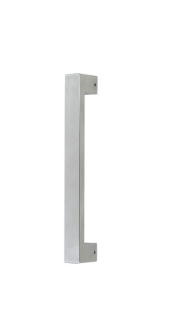 Windsor Premium NZ Entrance 300mm Polo Pull Handle Pair 30x15mm Price Per Pair - Black ,Powder coat & Stainless steel