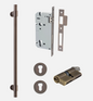 Iver Helsinki Pull Handle 20702 Centre to Centre 450mm Signature Brass - Pull handle Single, Entrance Kit Dual & Entrance Kit Thumb