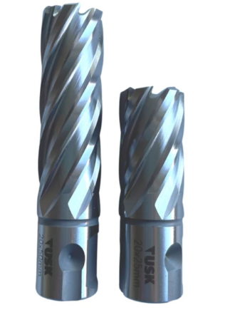Tusk Heavy Duty HSS Annular Cutter 27mm x 50mm ,27mm x 25mm ,28mm x 50mm ,28mm x 25mm ,29mm x 25mm & 30mm x 25mm