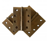 Lohala Hinge Brass 75mm x 63mm x 2.5mm Fixed Pin - Available in 4 Colours : Brushed Nickel ,Bronze ,Polished Lacquered & Satin Chrome