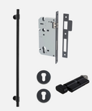 Iver Helsinki Pull Handle 20715 Centre to Centre 600mm(Black) & 900mm(Brushed brass) - Pull handle Single, Entrance Kit Dual & Entrance Kit Thumb