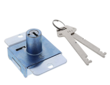 Carbine Australia Locker Lock Keyed to Differ Under ZL Master Key Finish Zinc