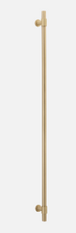 Iver Helsinki Pull Handle 20715 Centre to Centre 600mm(Black) & 900mm(Brushed brass) - Pull handle Single, Entrance Kit Dual & Entrance Kit Thumb