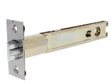 Carbine Australia Latch Set Tie bolt/Tubular Type - for Tie bolt/Tubular Lock sets 127mm backset  Finish Satin chrome