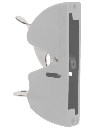 D&D Technologies DD TECH LOKKLATCH SERIES 2 LATCH ONLY WHITE AND EXT ACCESS KIT BLACK
